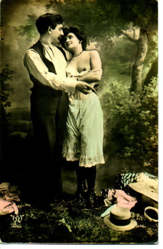 Retro Classic Erotica Color Tint Nude