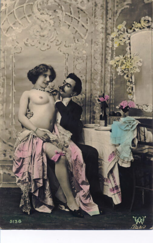 Retro Classic Erotica Color Tint Nude