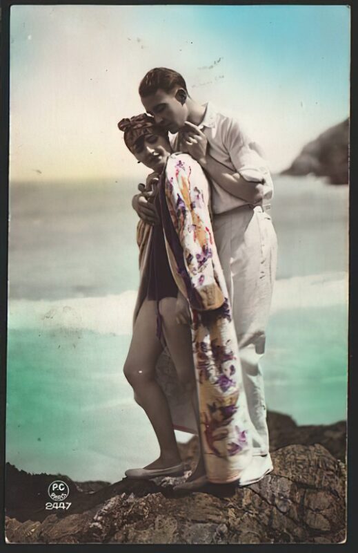 Bathing Suit, Bathing Beauties, Swimsuit Retro Beautiful Women of the Vintage Era in Bathing Suits and Swimsuits