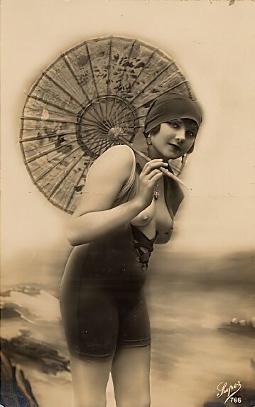Bathing Suit, Bathing Beauties, Swimsuit Retro Beautiful Women of the Vintage Era in Bathing Suits and Swimsuits