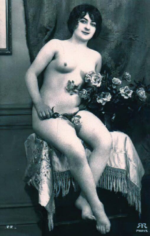 Volume 3 of Black and White Photo of Naked / Nude Women and Girls in the Vintage Era