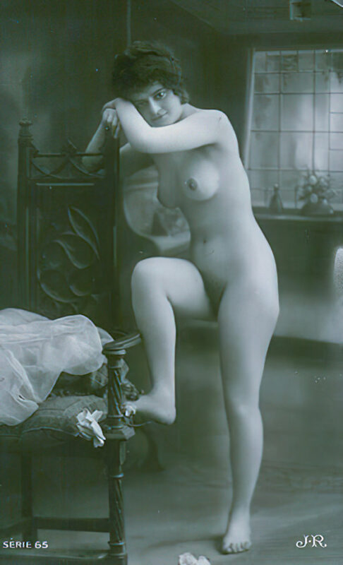 Volume 3 of Black and White Photo of Naked / Nude Women and Girls in the Vintage Era