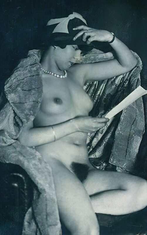 Volume 3 of Black and White Photo of Naked / Nude Women and Girls in the Vintage Era