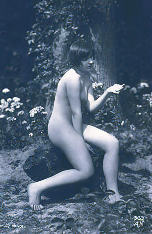 Volume 3 of Black and White Photo of Naked / Nude Women and Girls in the Vintage Era