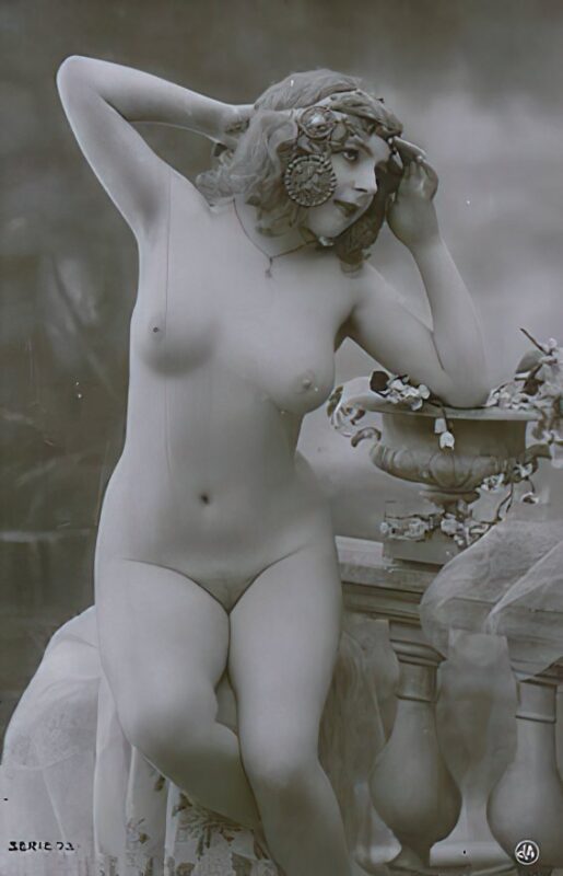 Volume 3 of Black and White Photo of Naked / Nude Women and Girls in the Vintage Era