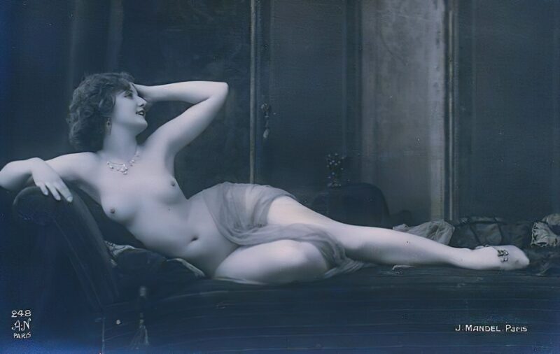 Volume 3 of Black and White Photo of Naked / Nude Women and Girls in the Vintage Era