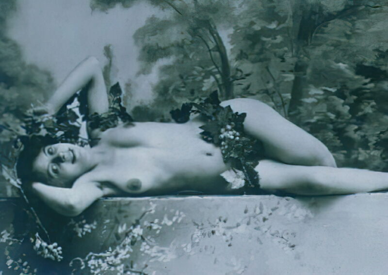 Volume 3 of Black and White Photo of Naked / Nude Women and Girls in the Vintage Era