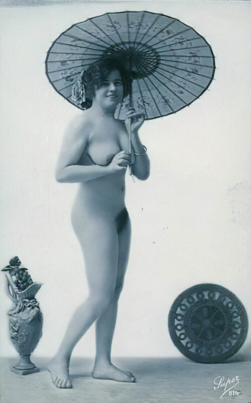 Volume 3 of Black and White Photo of Naked / Nude Women and Girls in the Vintage Era