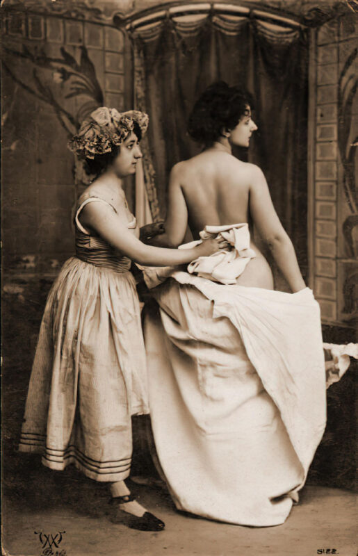 Volume 3 of Black and White Photo of Naked / Nude Women and Girls in the Vintage Era