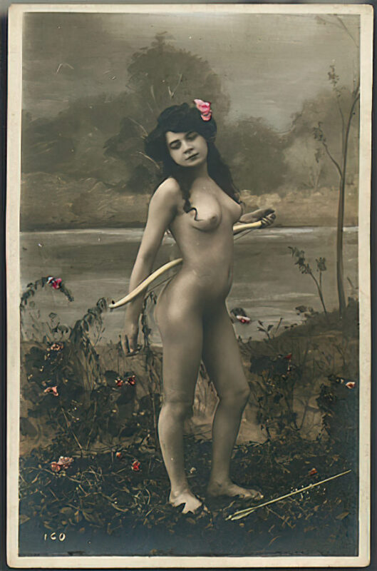 Volume 3 of Black and White Photo of Naked / Nude Women and Girls in the Vintage Era