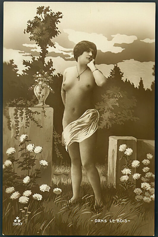 Volume 3 of Black and White Photo of Naked / Nude Women and Girls in the Vintage Era