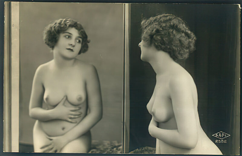Volume 3 of Black and White Photo of Naked / Nude Women and Girls in the Vintage Era