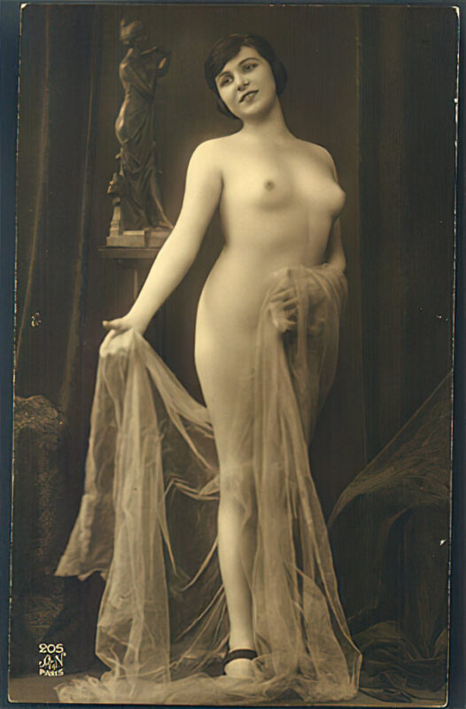 Volume 3 of Black and White Photo of Naked / Nude Women and Girls in the Vintage Era