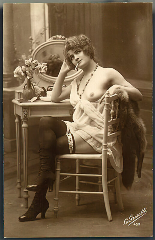 Volume 3 of Black and White Photo of Naked / Nude Women and Girls in the Vintage Era