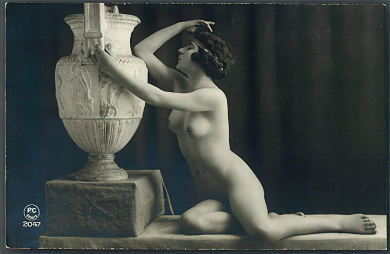 Volume 3 of Black and White Photo of Naked / Nude Women and Girls in the Vintage Era