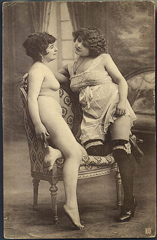 Volume 3 of Black and White Photo of Naked / Nude Women and Girls in the Vintage Era