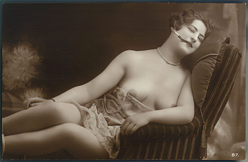 Volume 3 of Black and White Photo of Naked / Nude Women and Girls in the Vintage Era
