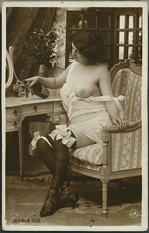 Volume 3 of Black and White Photo of Naked / Nude Women and Girls in the Vintage Era