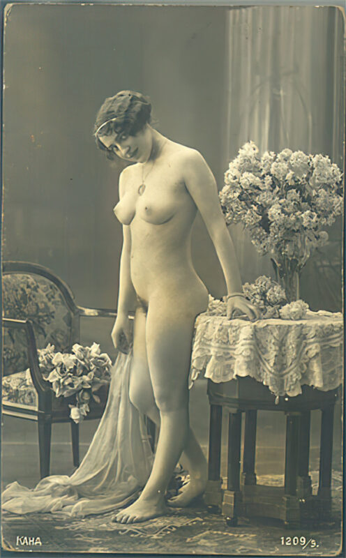 Volume 3 of Black and White Photo of Naked / Nude Women and Girls in the Vintage Era