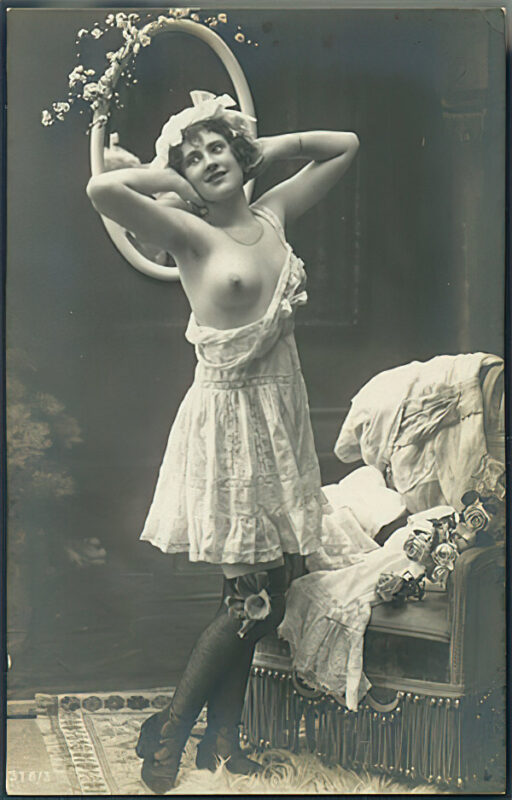 Volume 3 of Black and White Photo of Naked / Nude Women and Girls in the Vintage Era