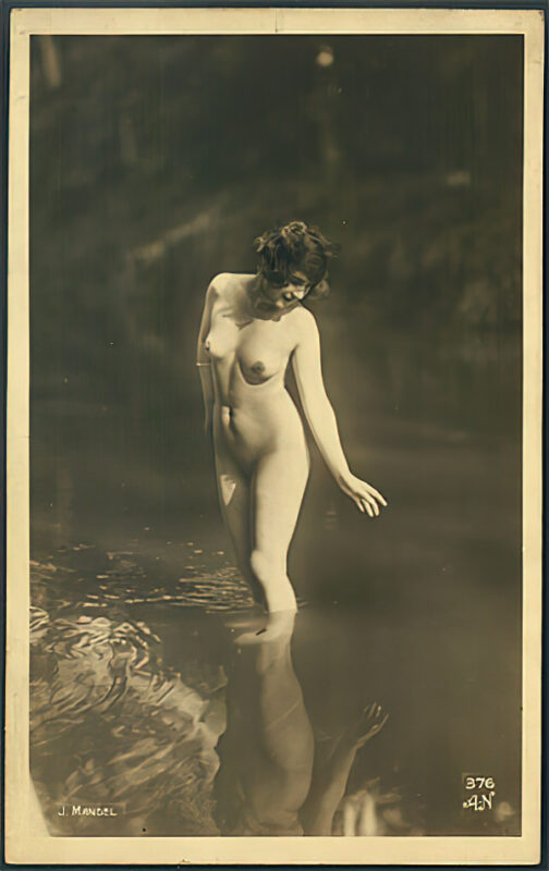 Volume 3 of Black and White Photo of Naked / Nude Women and Girls in the Vintage Era