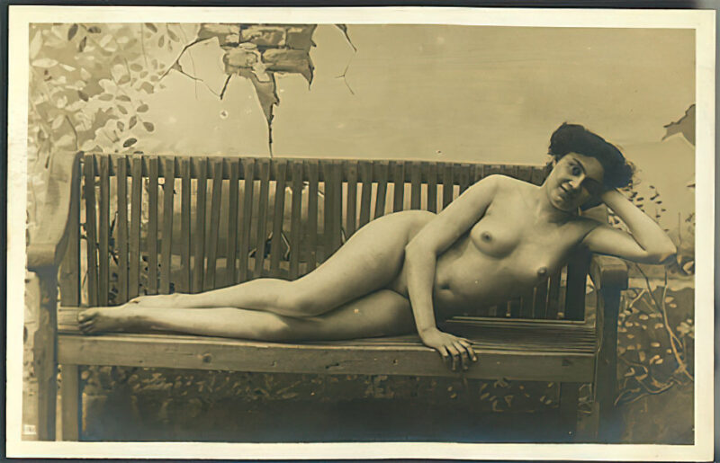 Volume 3 of Black and White Photo of Naked / Nude Women and Girls in the Vintage Era