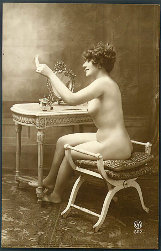 Volume 3 of Black and White Photo of Naked / Nude Women and Girls in the Vintage Era