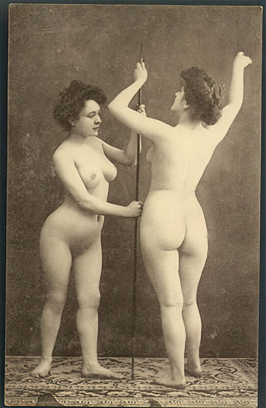 Volume 3 of Black and White Photo of Naked / Nude Women and Girls in the Vintage Era