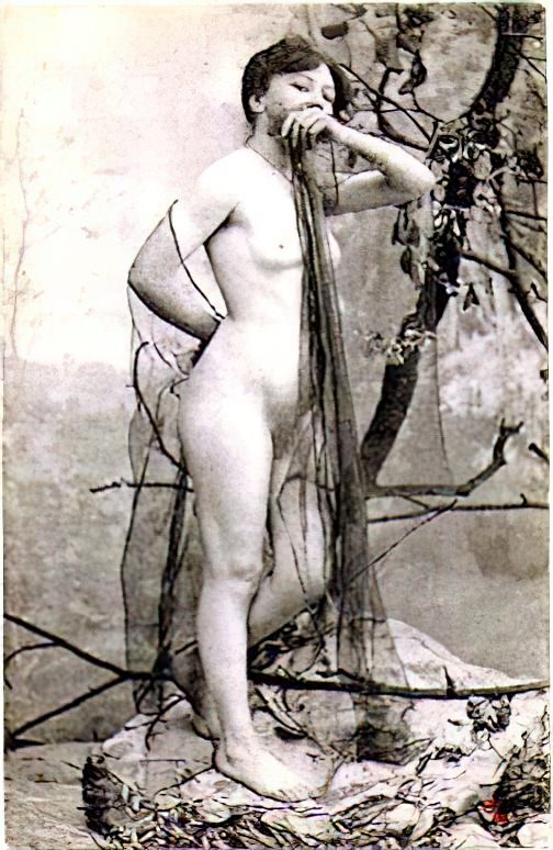 Volume 3 of Black and White Photo of Naked / Nude Women and Girls in the Vintage Era