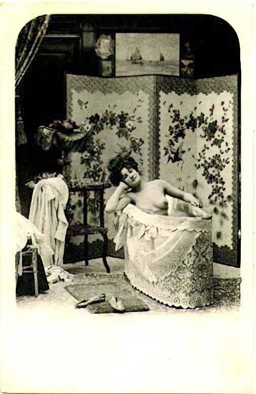 Volume 3 of Black and White Photo of Naked / Nude Women and Girls in the Vintage Era