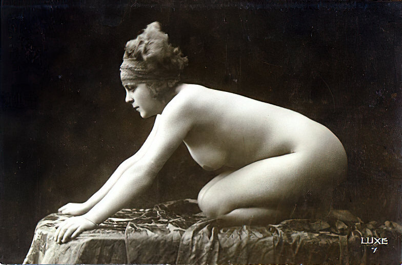 Volume 3 of Black and White Photo of Naked / Nude Women and Girls in the Vintage Era