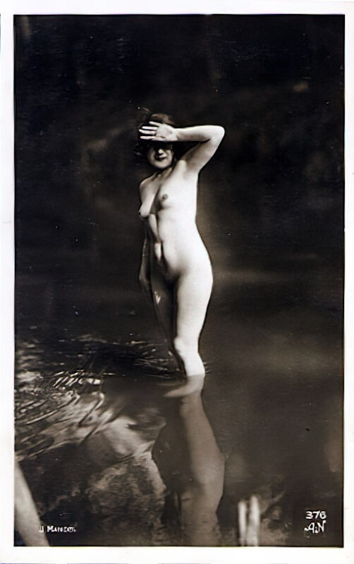 Volume 3 of Black and White Photo of Naked / Nude Women and Girls in the Vintage Era