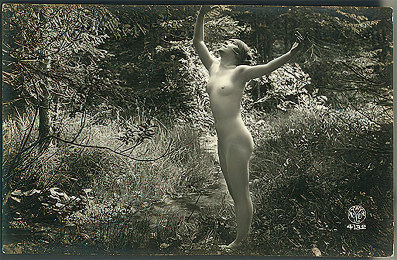 Volume 3 of Black and White Photo of Naked / Nude Women and Girls in the Vintage Era