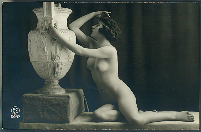 Volume 3 of Black and White Photo of Naked / Nude Women and Girls in the Vintage Era
