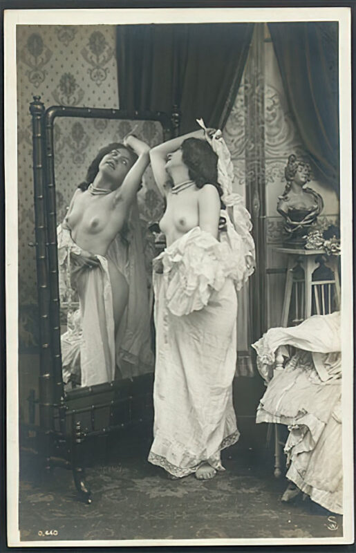 Volume 3 of Black and White Photo of Naked / Nude Women and Girls in the Vintage Era