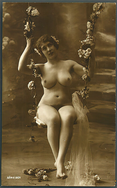 Volume 3 of Black and White Photo of Naked / Nude Women and Girls in the Vintage Era