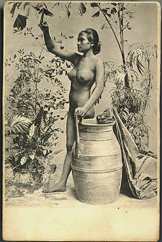 Volume 3 of Black and White Photo of Naked / Nude Women and Girls in the Vintage Era