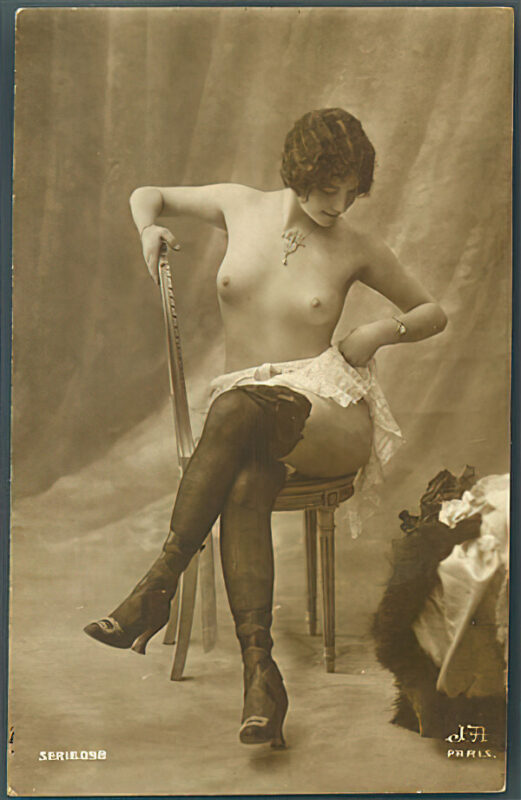 Volume 3 of Black and White Photo of Naked / Nude Women and Girls in the Vintage Era