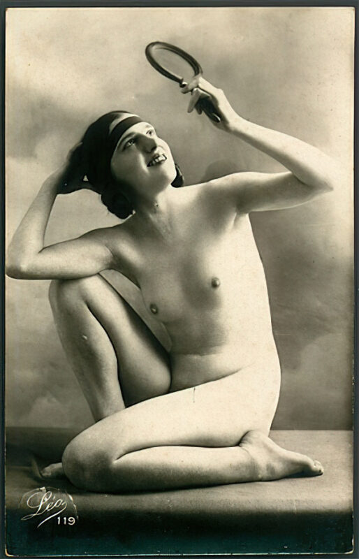 Volume 3 of Black and White Photo of Naked / Nude Women and Girls in the Vintage Era