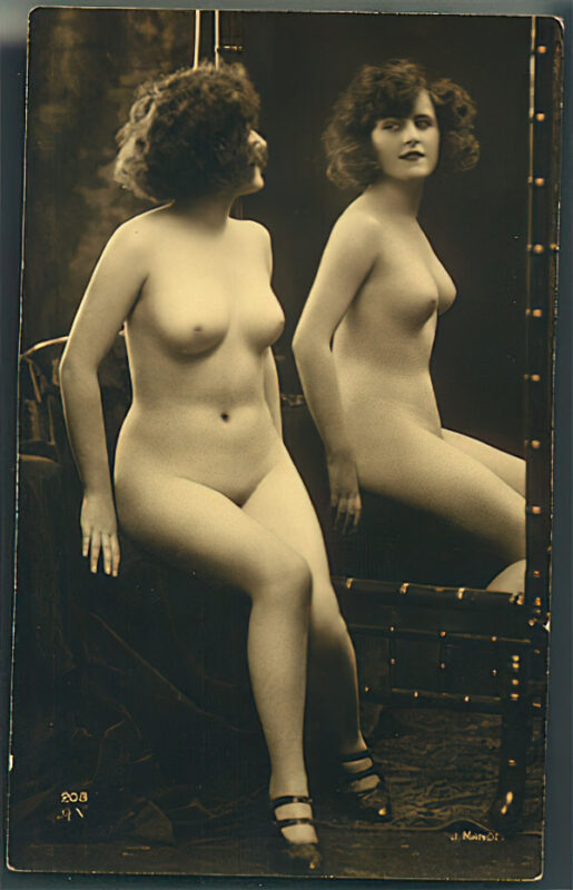 Volume 3 of Black and White Photo of Naked / Nude Women and Girls in the Vintage Era