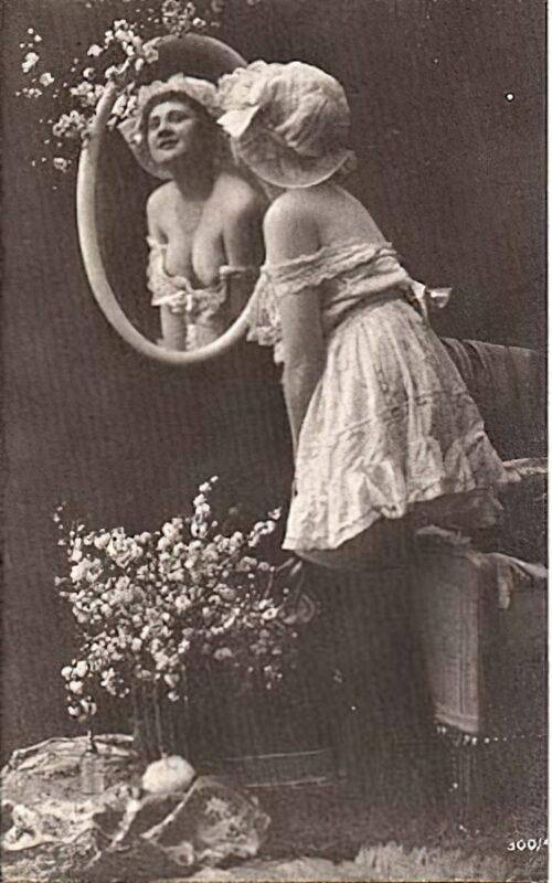 Volume 3 of Black and White Photo of Naked / Nude Women and Girls in the Vintage Era