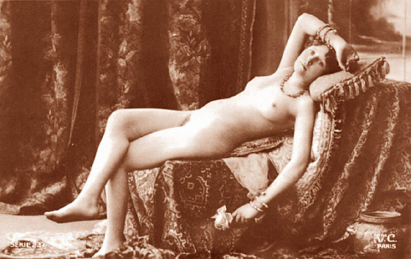 Volume 3 of Black and White Photo of Naked / Nude Women and Girls in the Vintage Era