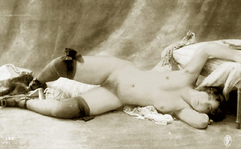 Volume 3 of Black and White Photo of Naked / Nude Women and Girls in the Vintage Era