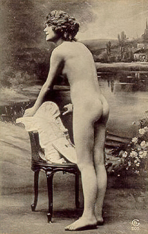 Volume 3 of Black and White Photo of Naked / Nude Women and Girls in the Vintage Era