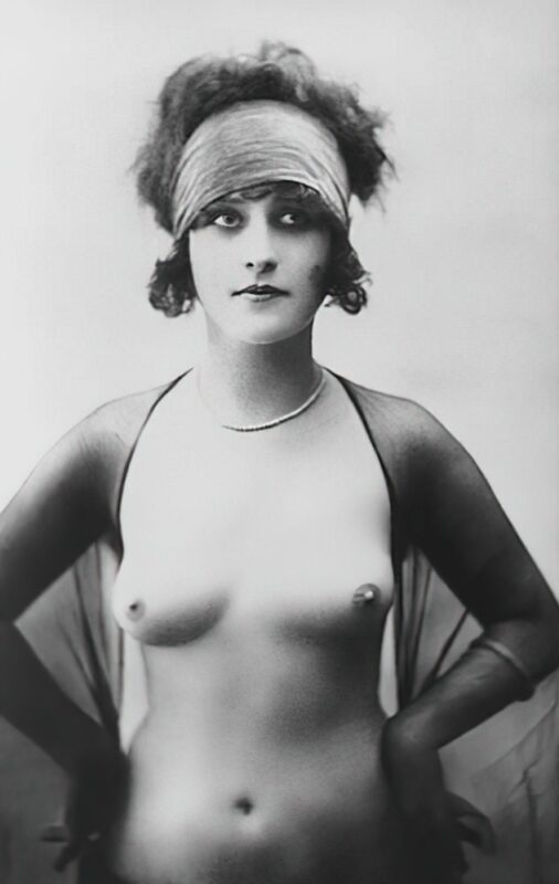 Volume 3 of Black and White Photo of Naked / Nude Women and Girls in the Vintage Era