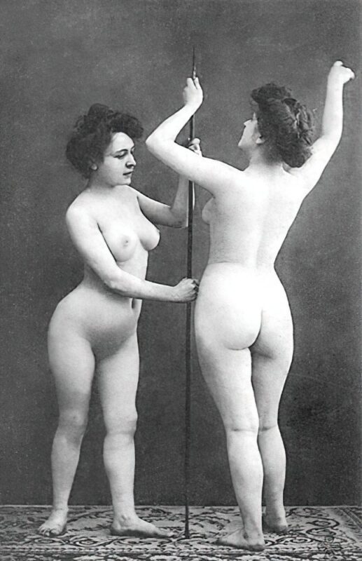 Volume 3 of Black and White Photo of Naked / Nude Women and Girls in the Vintage Era