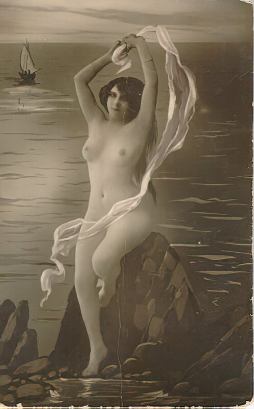 Volume 3 of Black and White Photo of Naked / Nude Women and Girls in the Vintage Era