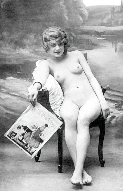 Volume 3 of Black and White Photo of Naked / Nude Women and Girls in the Vintage Era