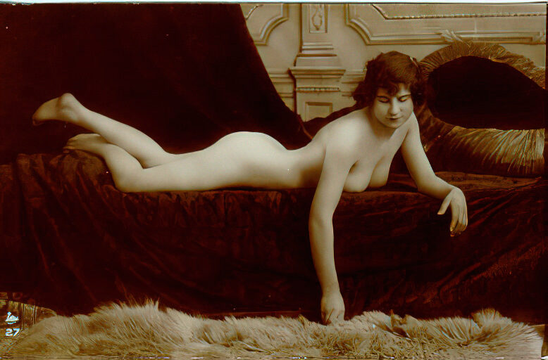 Volume 3 of Black and White Photo of Naked / Nude Women and Girls in the Vintage Era