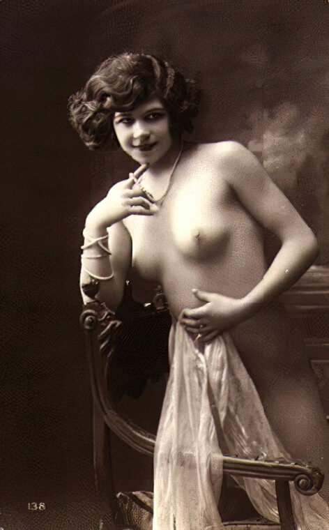 Volume 3 of Black and White Photo of Naked / Nude Women and Girls in the Vintage Era